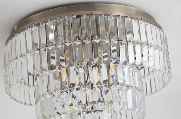 Searchlight 61321-6AB - Lustră de tavan EMPIRE, 6 x E14, 60 W, 230 V, IP44
