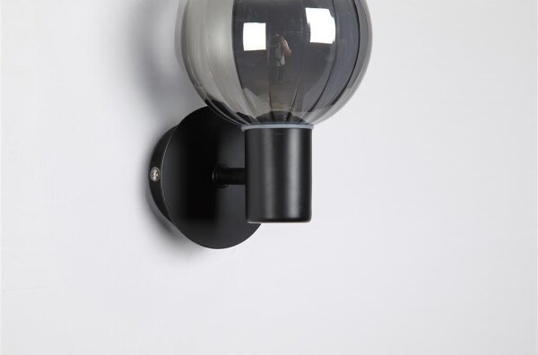 Searchlight 30506BK - Aplică de perete LUMINSPHERE 1xG9/7W/230V, neagră