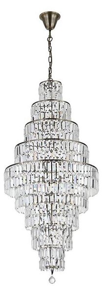 Searchlight 1500-13AB - Candelabru cu lanț EMPIRE, 13xE14/60W/230V