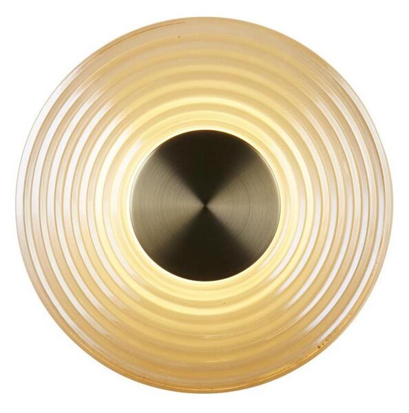 Searchlight 32210AM - Aplică de perete LED dimerizabilă CLEO LED/9,4W/230V, alamă