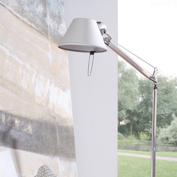 Artemide Lampă de masă cu LED Tolomeo Midi, 3.000K, aluminiu, reglabil, Metalic, Studiu / Birou, Metal, Design