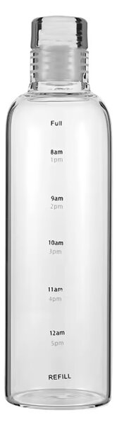 Sticla Pufo pentru apa sau lichide din material borosilicat, capac etans, 500 ml