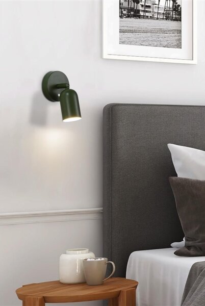 Searchlight 23350GR - aplică de perete LED CONE, reîncărcabilă și reglabilă, 1,5W/5V, verde