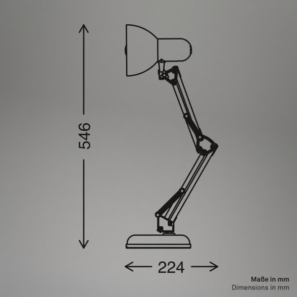 Brilo - Lampă de masă PIXA 1xE14/25W/230V, bej