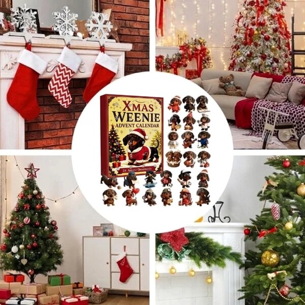 Dachsxmas™ Calendar De Advent Teckel De 24 De Zile