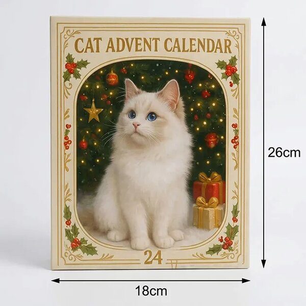 Adventkitty™ Calendar De Advent Cu Pisici 3d