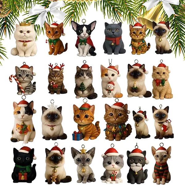 Adventkitty™ Calendar De Advent Cu Pisici 3d