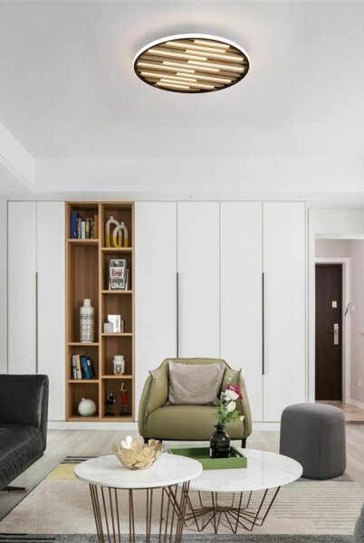 Searchlight 80980-49BK - Plafonieră LED dimabilă EQUALISE LED/33W/230V