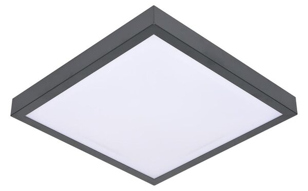 Plafonieră VITALI 2xE27/60W/230V 33x33 cm antracit