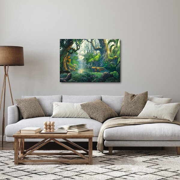 Tablou - Ilustrare pădure tropicală (70x50 cm)