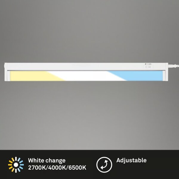 Brilo - Lampă LED sub dulap LED/6W/230V 2700/4000/6500K 54,5 cm albă