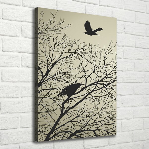 Print pe canvas Ciorile de pe copac