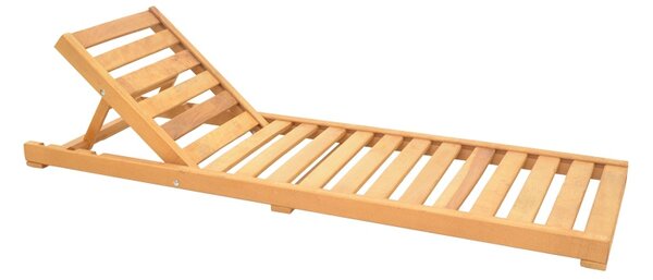 Sezlong Model Specta, Natural, 60x190x50 cm