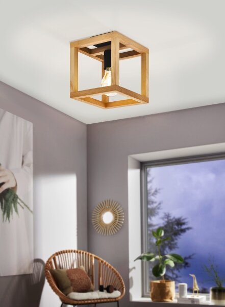 Plafonieră Eglo BLACKCROWN 32146, 1xE27/40W/230V