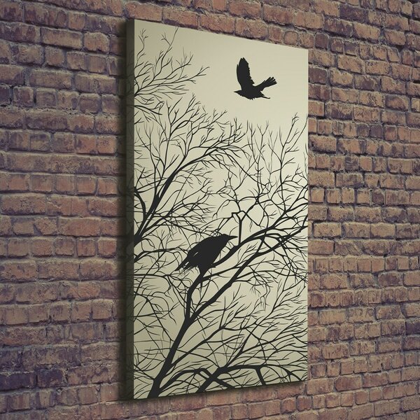 Print pe canvas Ciorile de pe copac