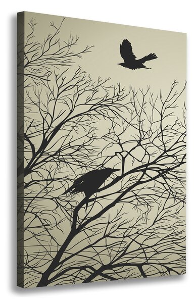 Print pe canvas Ciorile de pe copac