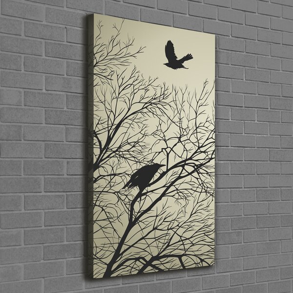Print pe canvas Ciorile de pe copac