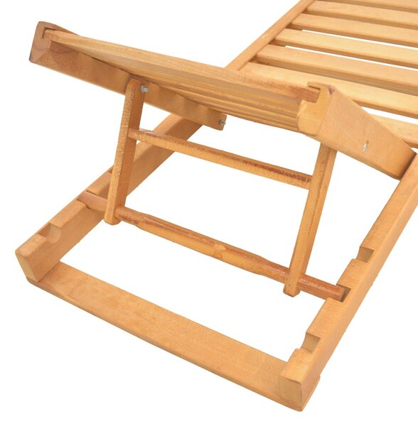Sezlong Model Specta, Natural, 60x190x50 cm