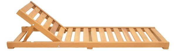 Sezlong Model Specta, Natural, 60x190x50 cm