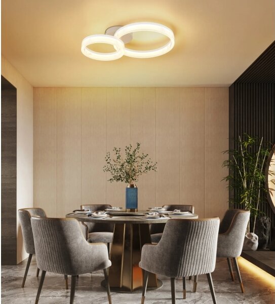 Globo 48046D2 - Plafonieră LED ZARA - 24W, 230V, 3000K, 33x50 cm
