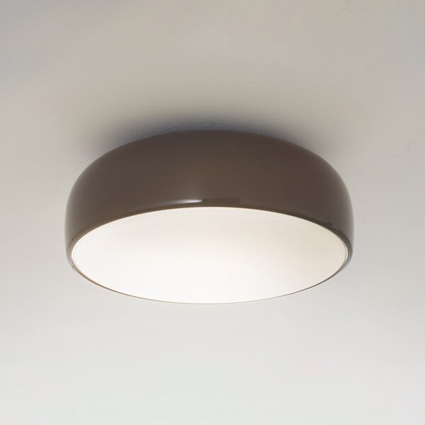 FLOS Smithfield C - Plafonieră în gri, reglabil, Gri, Camera de zi / sufragerie, Metal, Design