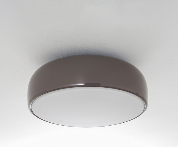 FLOS Smithfield C - Plafonieră în gri, reglabil, Gri, Camera de zi / sufragerie, Metal, Design