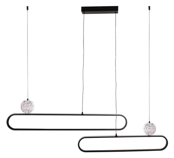 Lustră LED suspendată pe cablu FLORENTYNA LED/48W/230V 4000K negru/alb