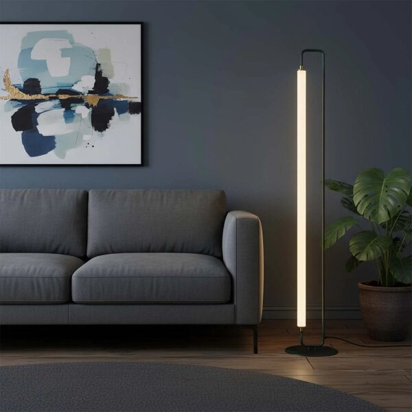 Lampă de podea FELICJA LED, 24 W, 230 V, 4000 K, negru