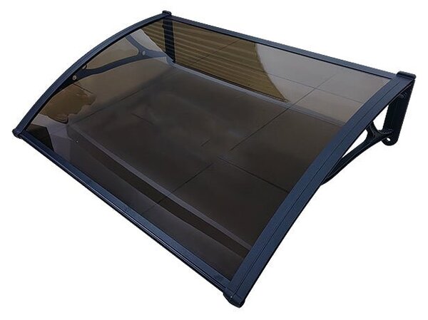 Copertina PLEXIGLAS PRO 100x120 cm, Policarbonat Acrylic 2.5 mm, Suporturi din Aluminiu, Negru/Bronz