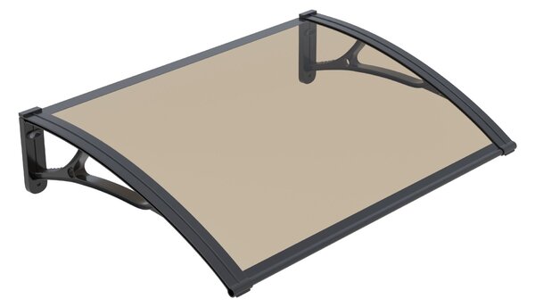 Copertina PLEXIGLAS PRO 100x120 cm, Policarbonat Acrylic 2.5 mm, Suporturi din Aluminiu, Negru/Bronz