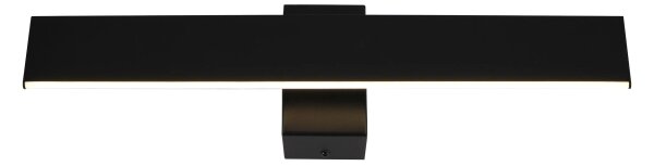 Aplica LED de perete BERNADETTA, 10 W, 230 V, 4000 K, neagră