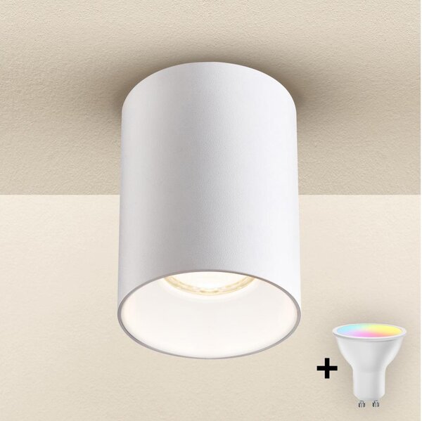 BRILAGI - Spot LED RGBW dimabil TRINE 1xGU10/4,8W/230V alb