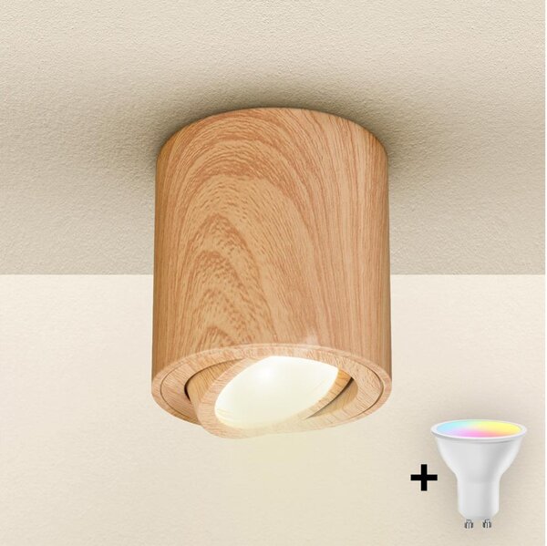 Brilagi - Spot LED RGBW dimmabil MIA 1xGU10/4,8W/230V 84x80 mm, maro
