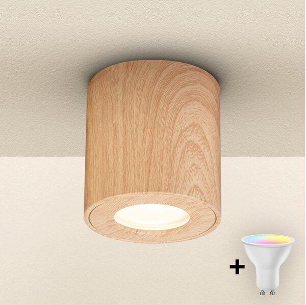 BRILAGI - Aplică de baie LED RGBW dimmabilă MIA 1xGU10/4,8W/230V 84x80 mm IP44