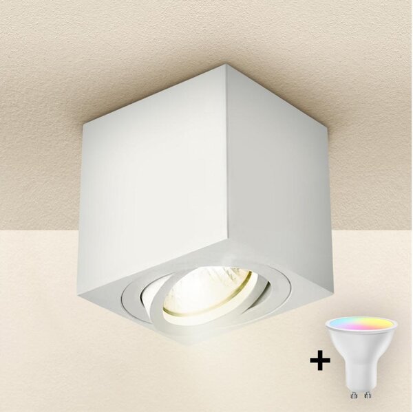Brilagi - Spot LED RGBW dimabil MIA 1xGU10/4,8W/230V 84x80 mm alb
