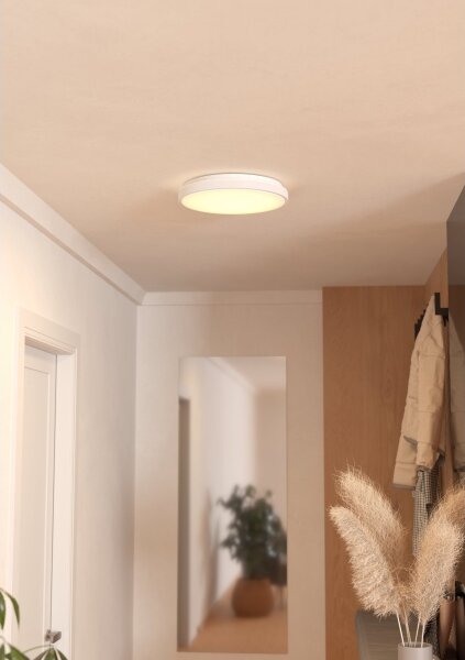 Eglo 300689 - Plafonieră LED RGBW reglabilă MONTARELLINO-Z LED/18,5W/230V albă + telecomandă