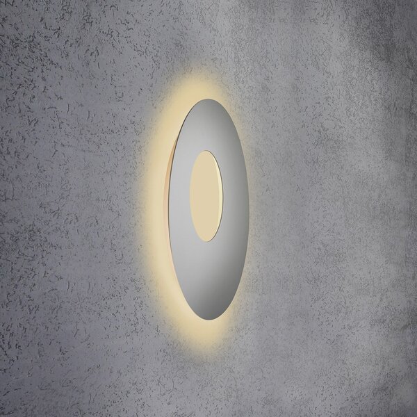 Escale Blade Open aplică LED, argintiu, Ø 59 cm