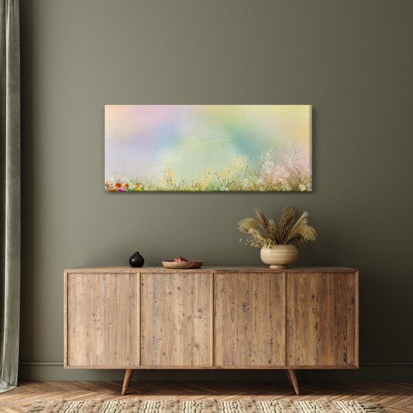 Tablou - Pajiște pictată 2 (120x50 cm)