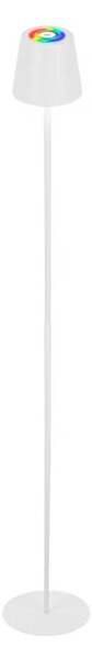 Briloner 1507016 - Lampă de podea LED KIKI, dimmabilă, 4,3 W / 5 V, IP44, 2600 mAh, albă