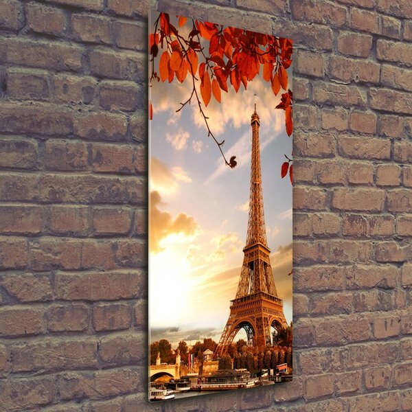 Tablou pe pe sticlă Turnul Eiffel din Paris