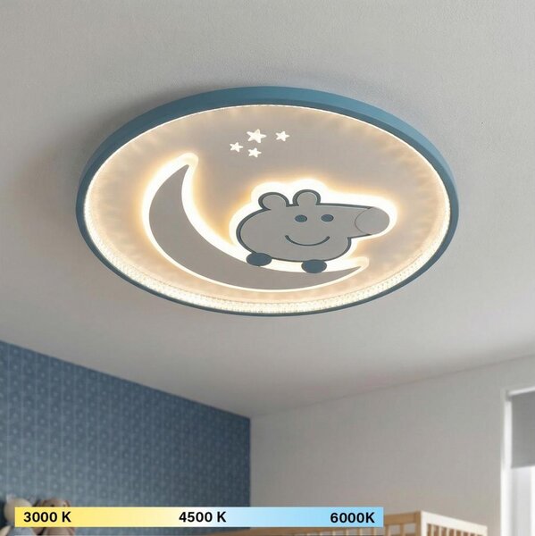 Brilagi - Plafonieră LED pentru copii PIGGY LED/70W/230V 3000/4500/6000K