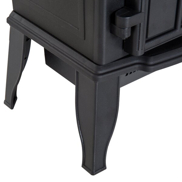HOMCOM Soba Electrica semineu de Sol incalzitor cu Putere 2000W, Aparat de incalzire 41.5x28x54cm | Aosom Romania