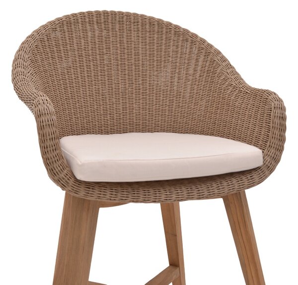 Fotoliu de gradina Solso Boho Pako World Natural 62x58x78 cm