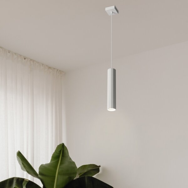 Brilagi - Lustră suspendată pe cablu CRISPINA 1xGU10/10W/230V albă