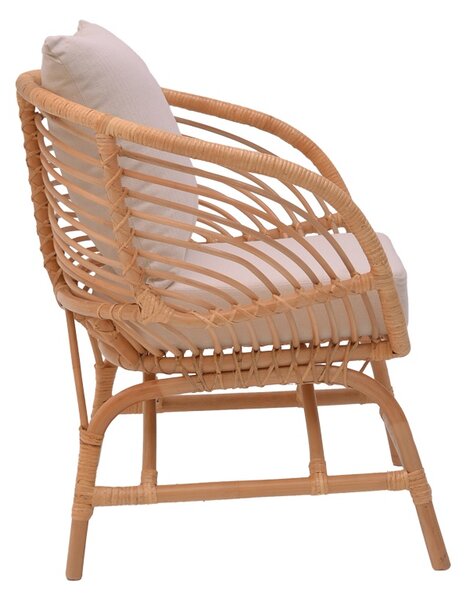 Fotoliu de gradina Caxen Boho Pako World Natural 72x63x75 cm