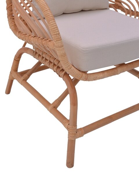 Fotoliu de gradina Caxen Boho Pako World Natural 72x63x75 cm