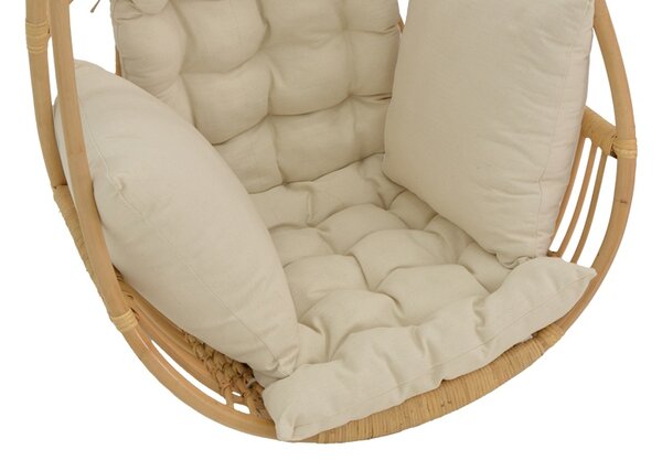 Leagan de Gradina Model Jorg, Natural/Crem, 80x59x105 cm