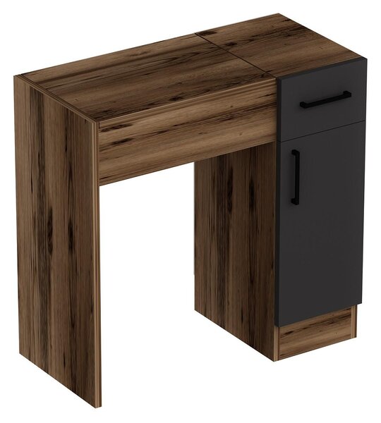 Măsuță de toaletă Nukela 2 (Nuc deschis + antracit) . 1094105