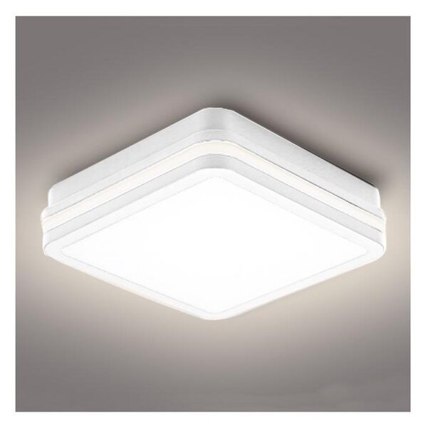 Brilagi - Corp de iluminat exterior BENE LED, 18W/230V, 22x22 cm, alb, IP54