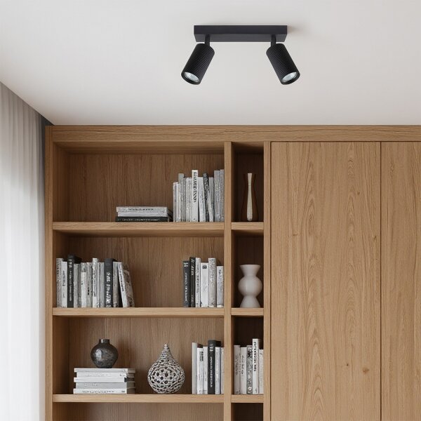 Brilagi - Spot LED RGBW dimerizabil SELE MODERN, 2x GU10, 4,8W, 230V, negru